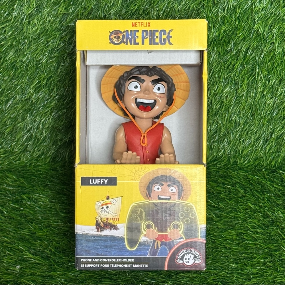 One Piece Luffy Gaming Controller and Smartphone Holder Stand Cable Guys NEW